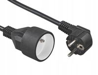 Przedłużacz elektryczny Hama Standard 5m 3680W czarny uziemienie listw