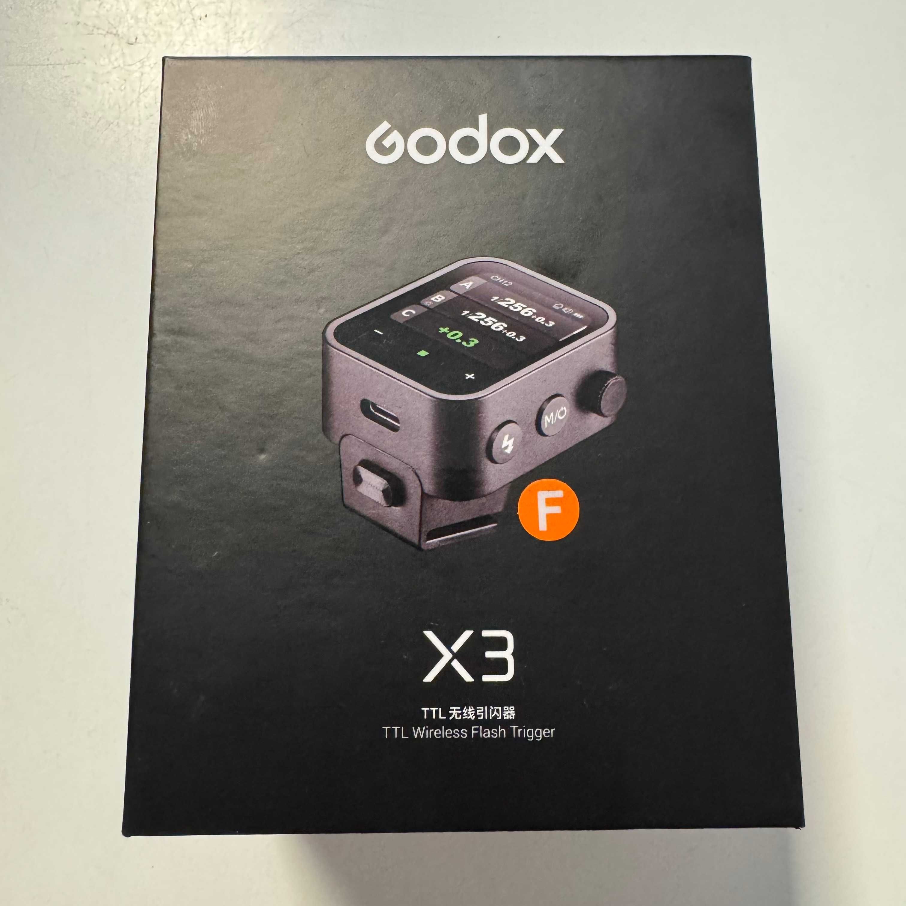 Godox X3-F bezprzewodowy wyzwalacz lampy błyskOLED 2,4 GHz 1/8000S HSS