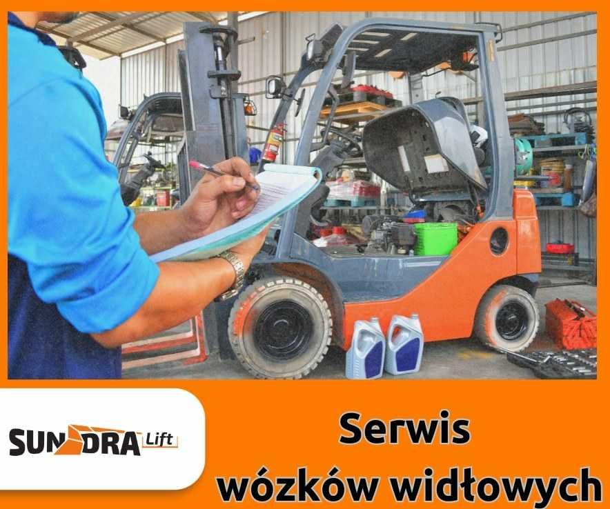 Serwis sprzętu budowlanego, podnośników, ładowarek, wózków widłowych