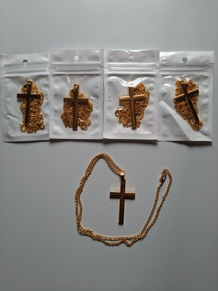 Модное ожерелье крест кулон из нержавеющей стали