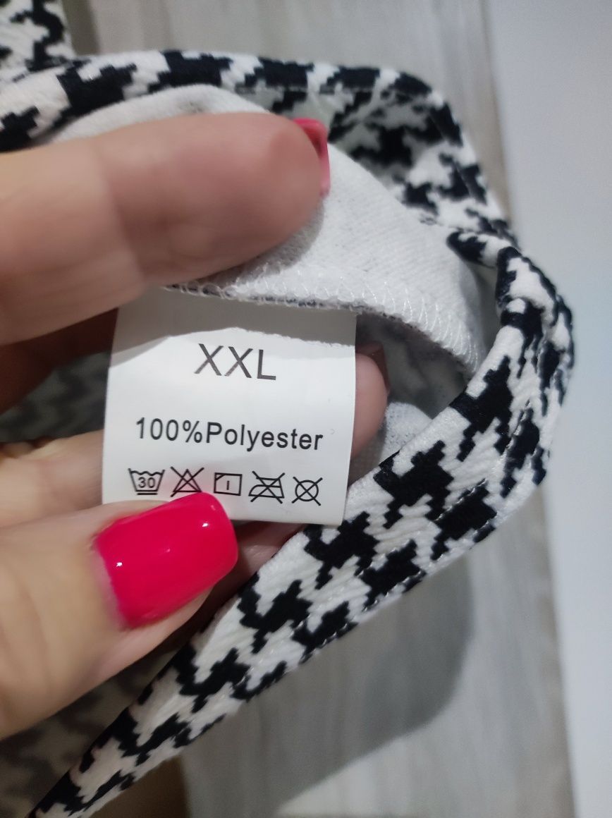 Spódniczka w modną pepitkę w rozmiarze XXL