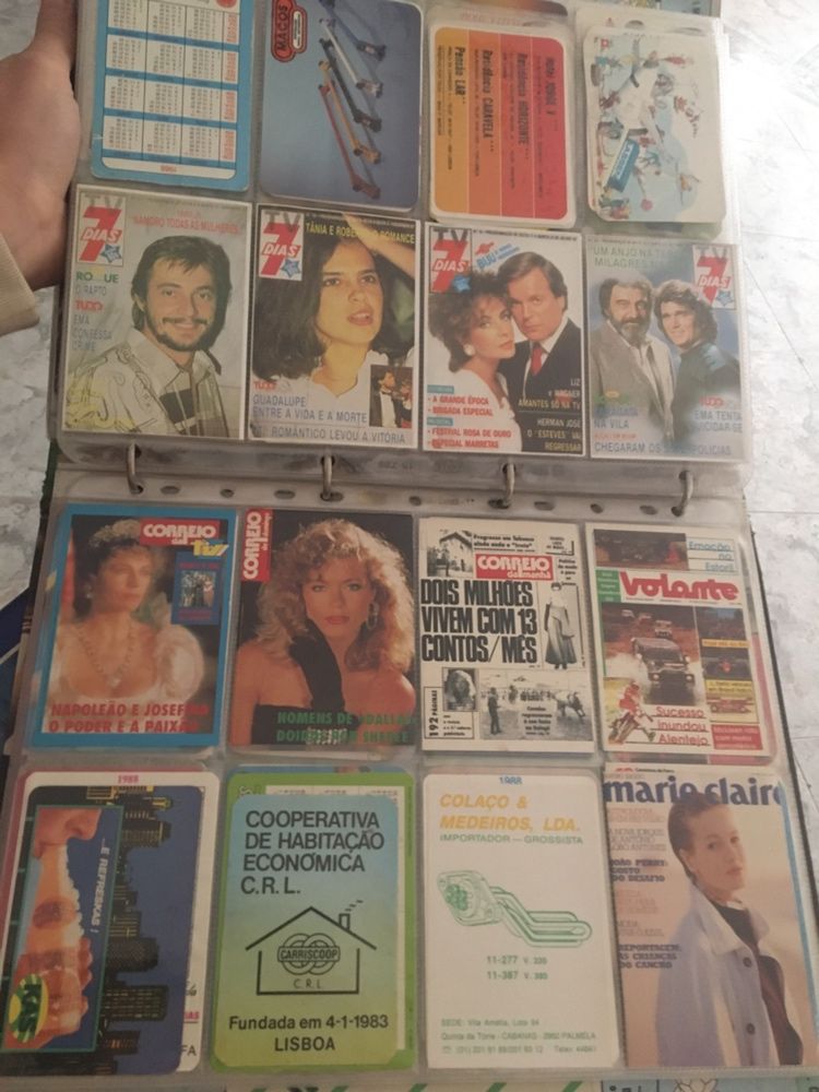 Calendários de 1986, artigos de colecção