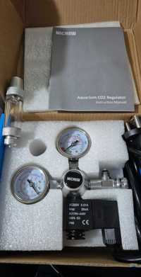 Reduktor ciśnienia CO2 do akwarium podwójne  manometry