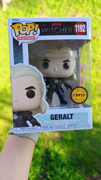 Funko pop Geralt 1192 chase Ведьмак фанко поп лимитированная
