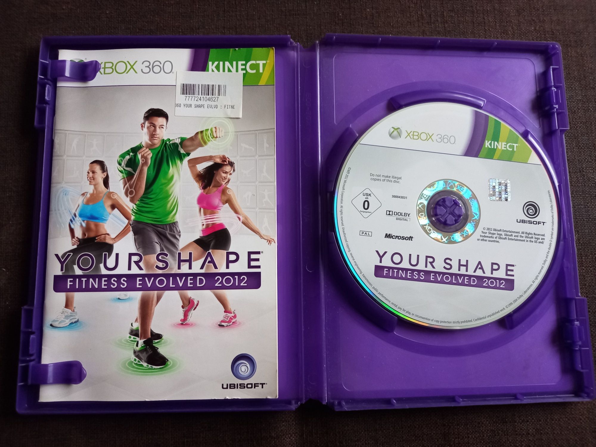 Gra Your Shape Fitness Evolved 2012 na xbox 360 kinect