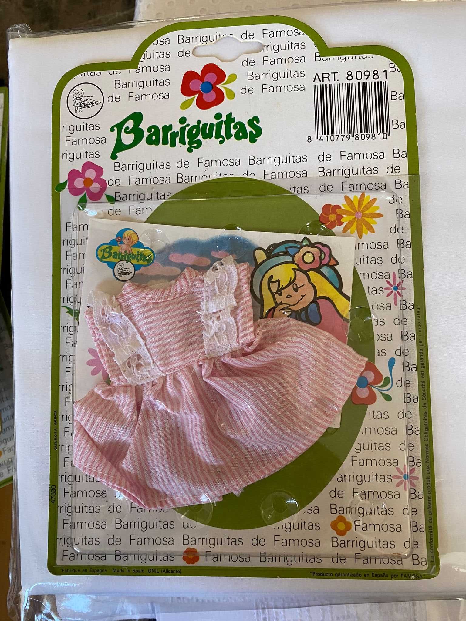 Vestidos de Boneca Barriguitas (Famosa)