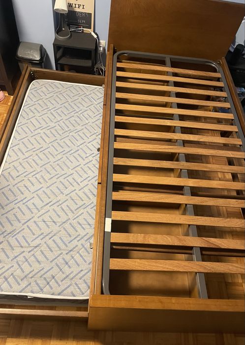 cama de solteiro com colchão