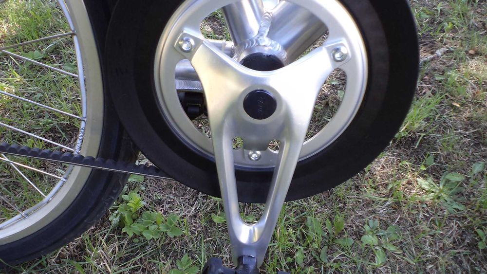 rower mercedes-benz na pasku jak nowy