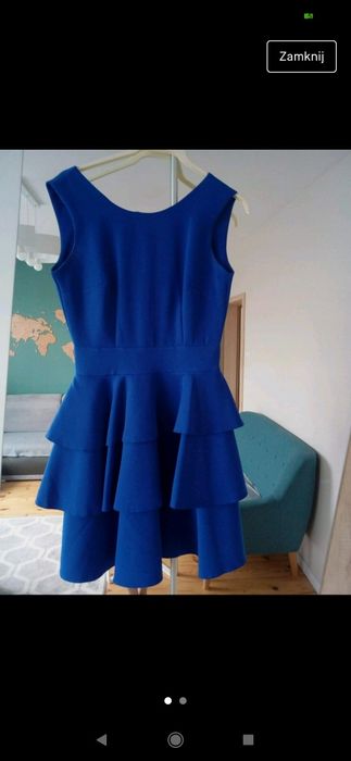 Sukienka niebieska