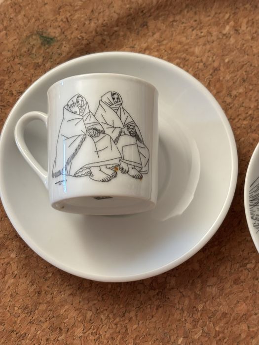 Chavena de café, porcelana.