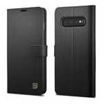 Etui Spigen La Manon Wallet Saffiano do Samsung Galaxy S10 czarny