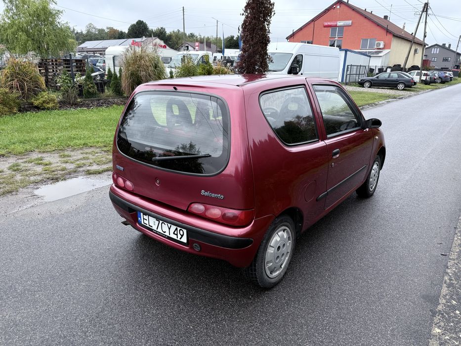 Fiat Seicento_1.1 LPG_2003r_Niski przebieg_Nowy przeglad