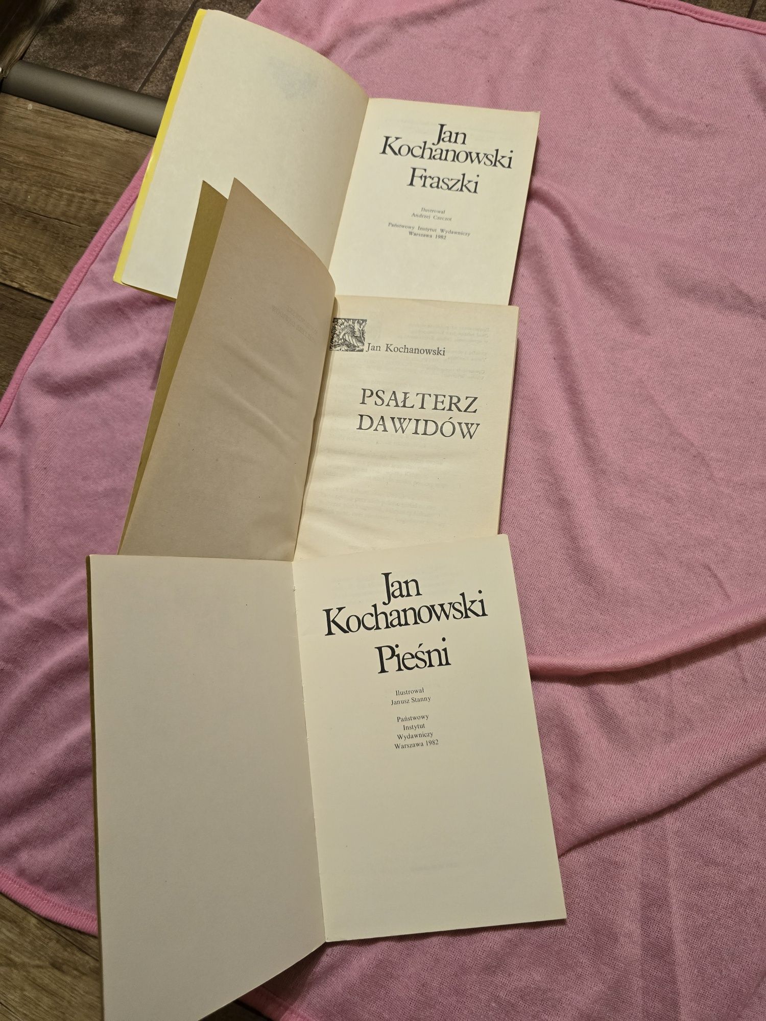 Kochanowski Fraszki,Pieśni,Psałterz