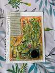 Original pintura abstrato arte pobre reciclagem feito a mao vice versa