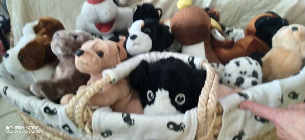 Kosz mojżesza z pluszakami 80 zł