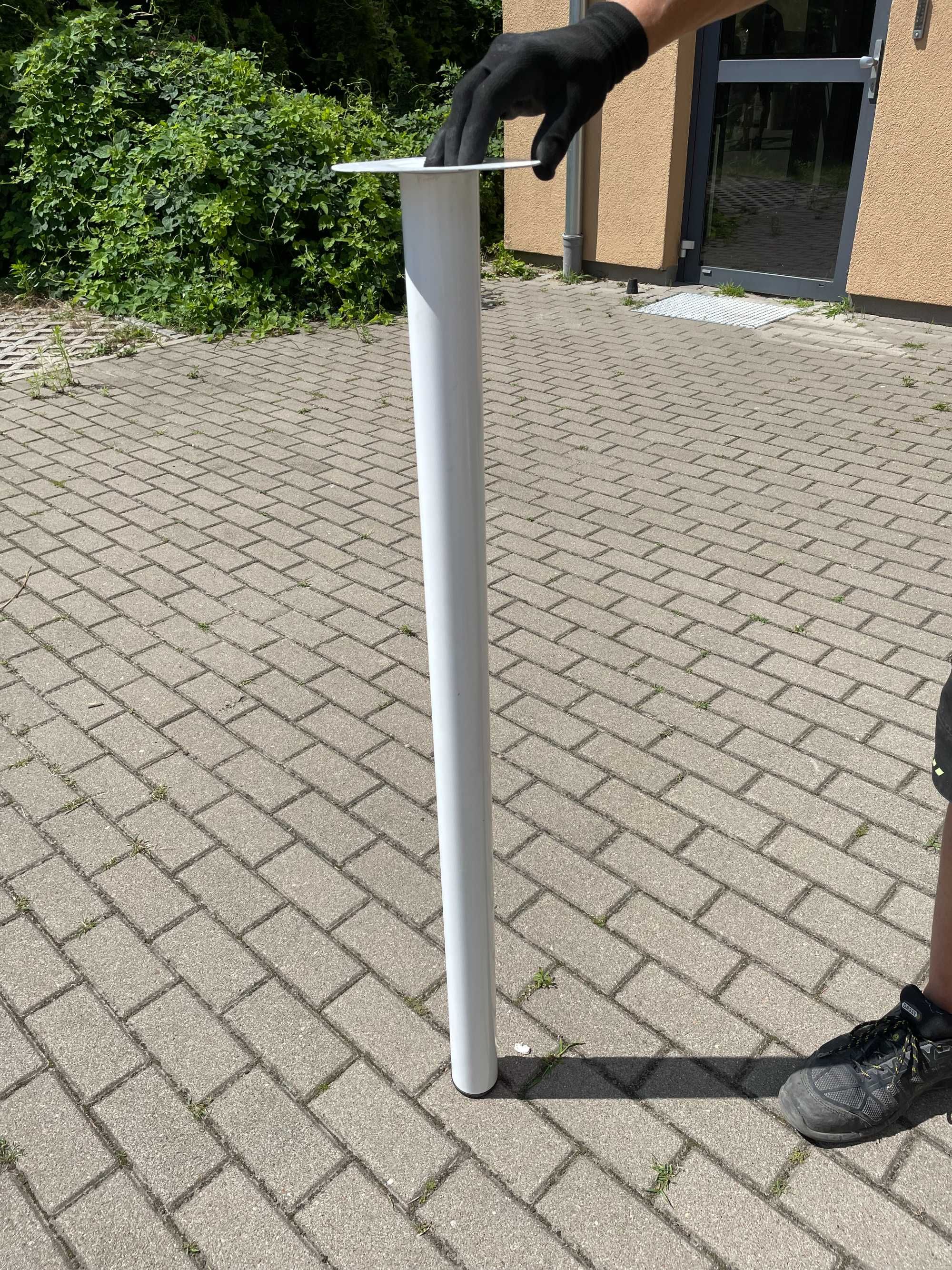 Nogi białe do stołu 110 cm