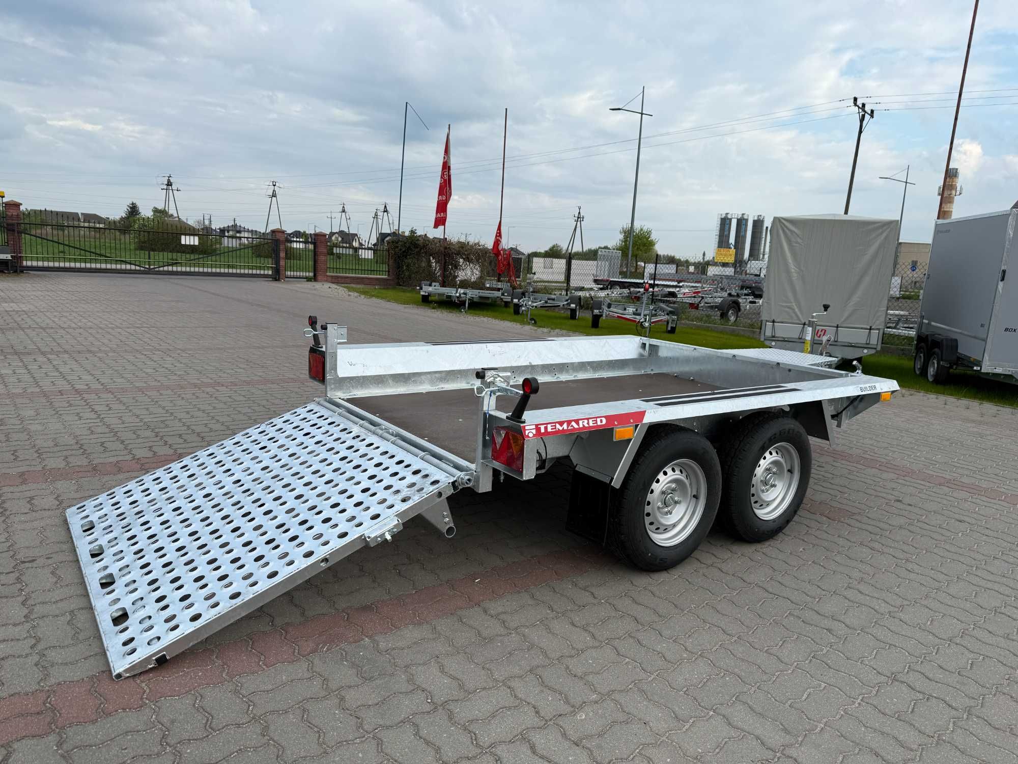 Przyczepa pod minikoparkę 260x152 TEMARED BUILDER 2615 DMC2.7T KOŁAR14