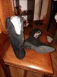 Botas texanas camurça
