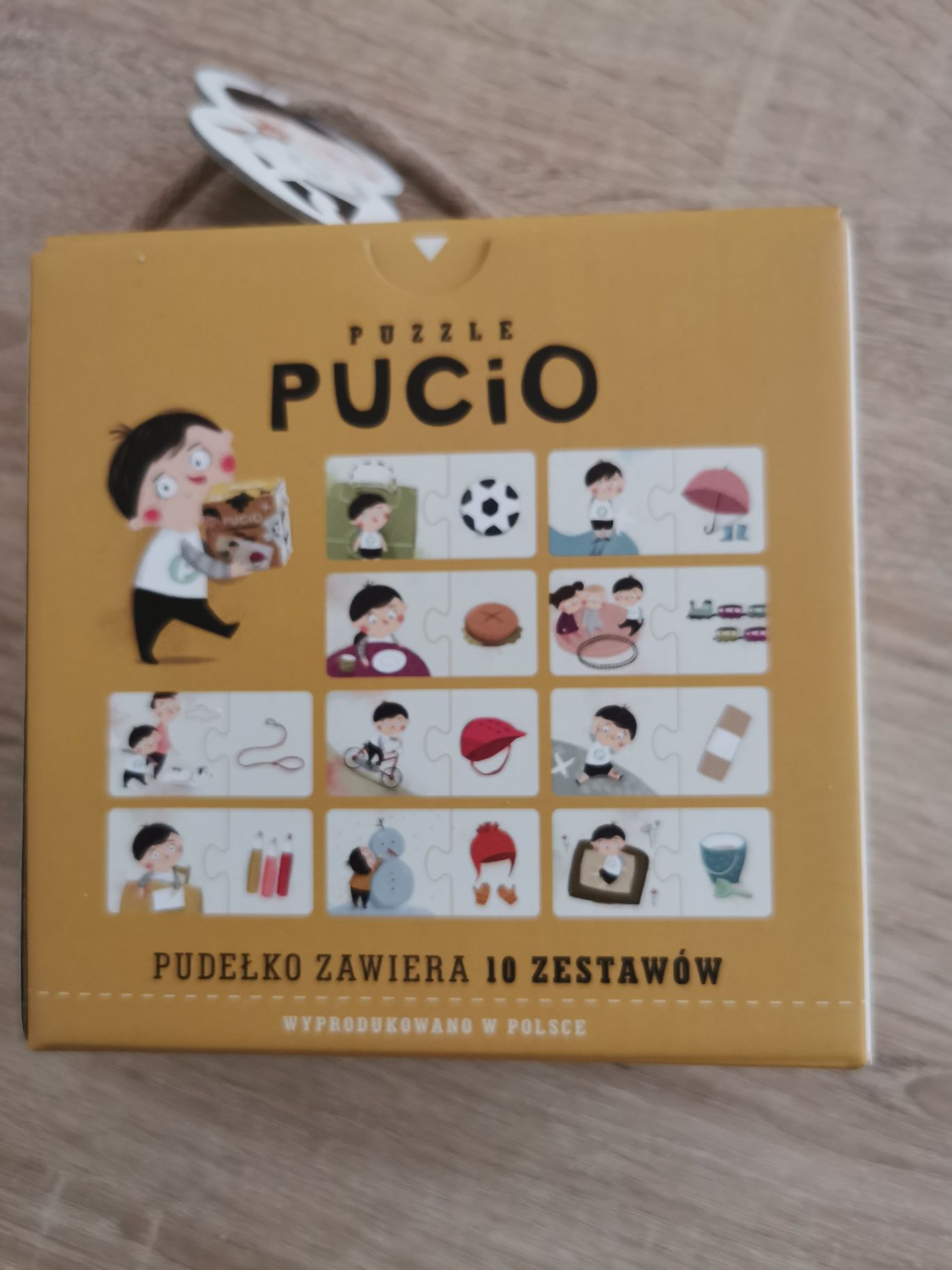 Puzzle Pucio, książeczka Pucio