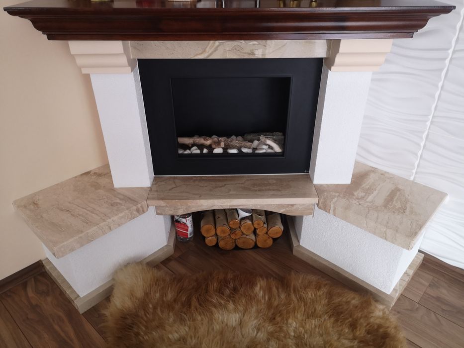 Płyty marmurowe do kominka