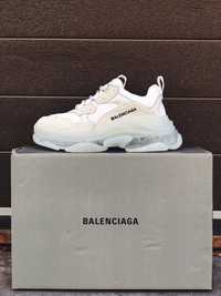 Кроссовки женские Balenciaga triple s white clear sole  36,37,38,39,40