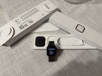 Apple Watch Series 7 45mm GPS + CELLULAR LTE stan BDB kpl. pasek NIKE