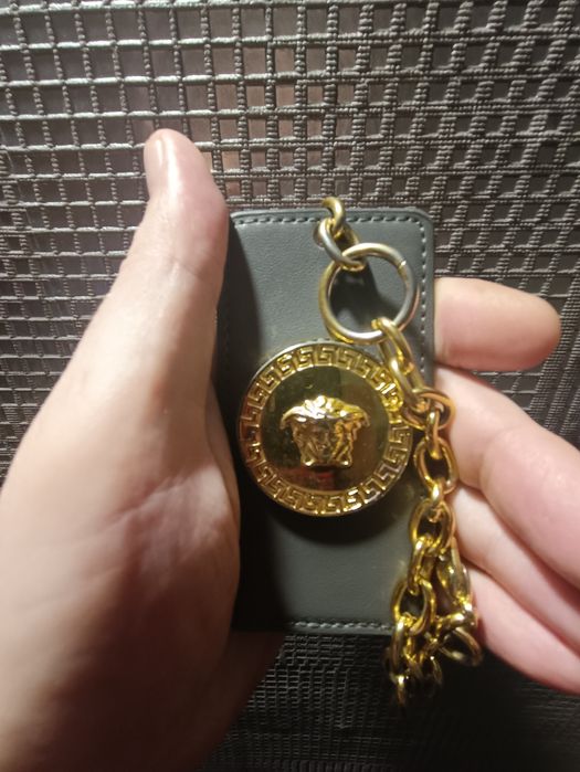 Versace аксессуар,адресница на сумку,чемодан