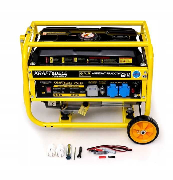 Agregat prądotwórczy generator prądu OHV 7KM 230V 3800W AVR 6500