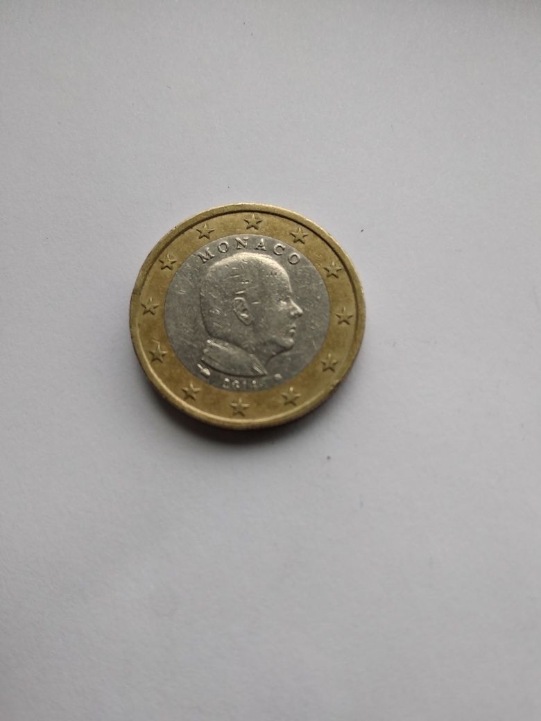 Moeda  1 euro Mónaco 2014