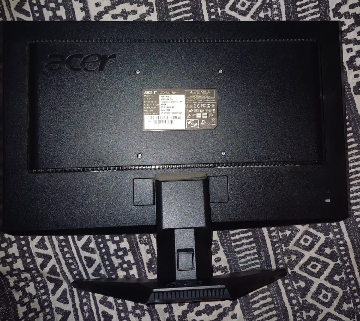 Monitor komputerowy Acer 19