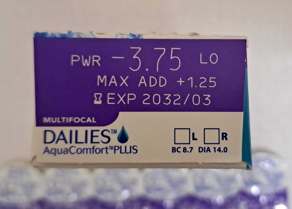 DAILIES AQUA COMFORT PLUS MULTIFOCAL  jednodniowe soczewki progresywne