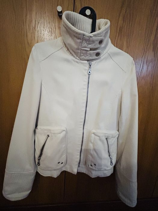 Casaco Mango cor creme