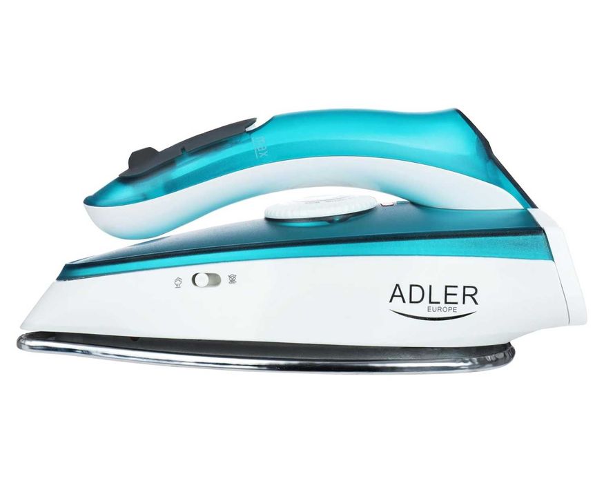 NOWE Adler Żelazko Turystyczne 1700W Parowe Składana Rączka 60ML Małe