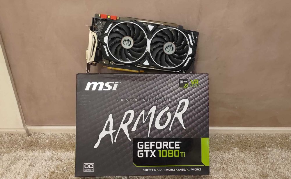 Відеокарта MSI Armor GTX 1080 Ti OC 11Gb