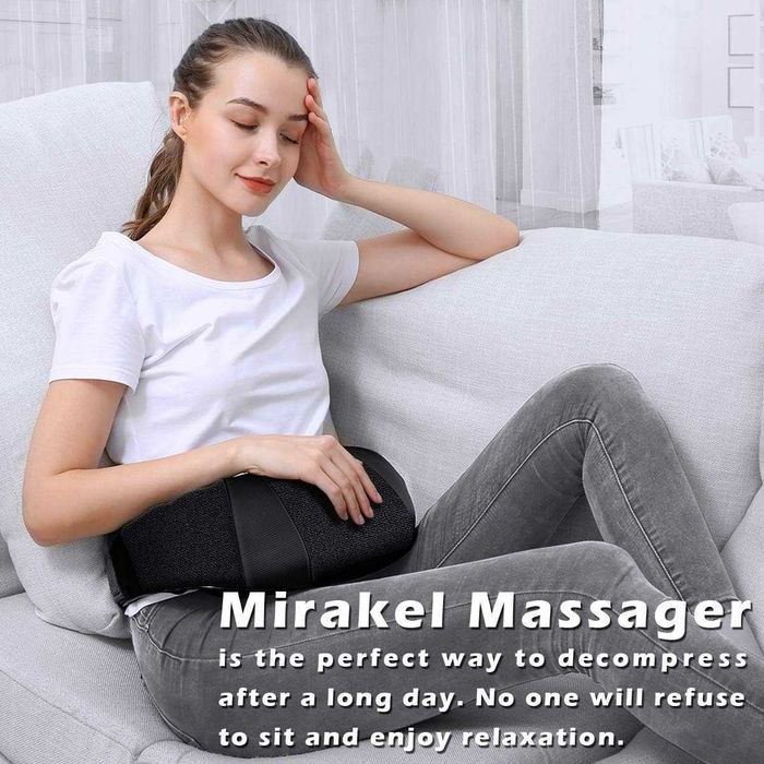 Масажер для шиї з підігрівом Mirakel
