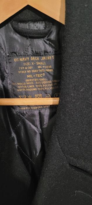 Casaco marinha americano pea coat