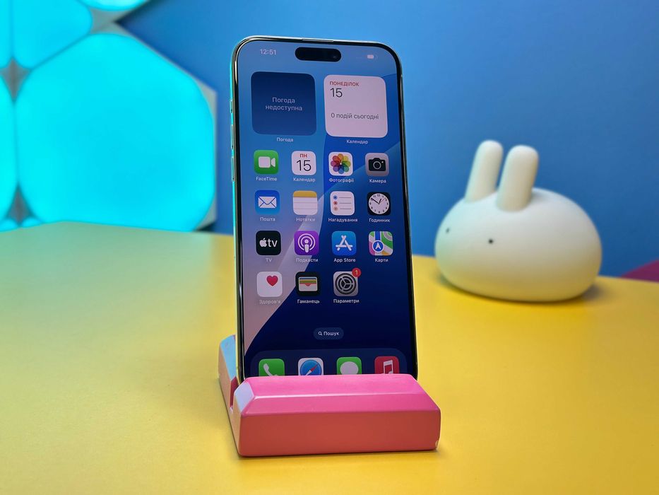 Смартфон Apple iPhone 15 Pro Max 256GB Natural(145745) Б/У З ГАРАНТІЄЮ