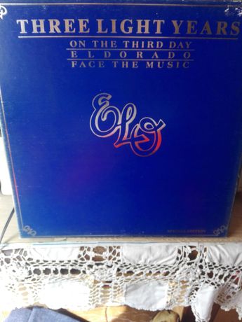 ELO Three Light Years 3 LP płyta winylowa UK 1 press J. Lynne super