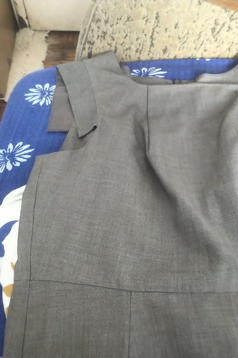 Piekna szara elegancka sukienka polecam rozmar 44
