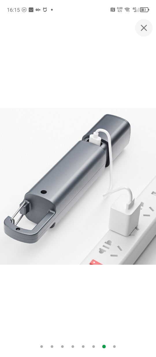 Удобный фонарик с USB зарядкой