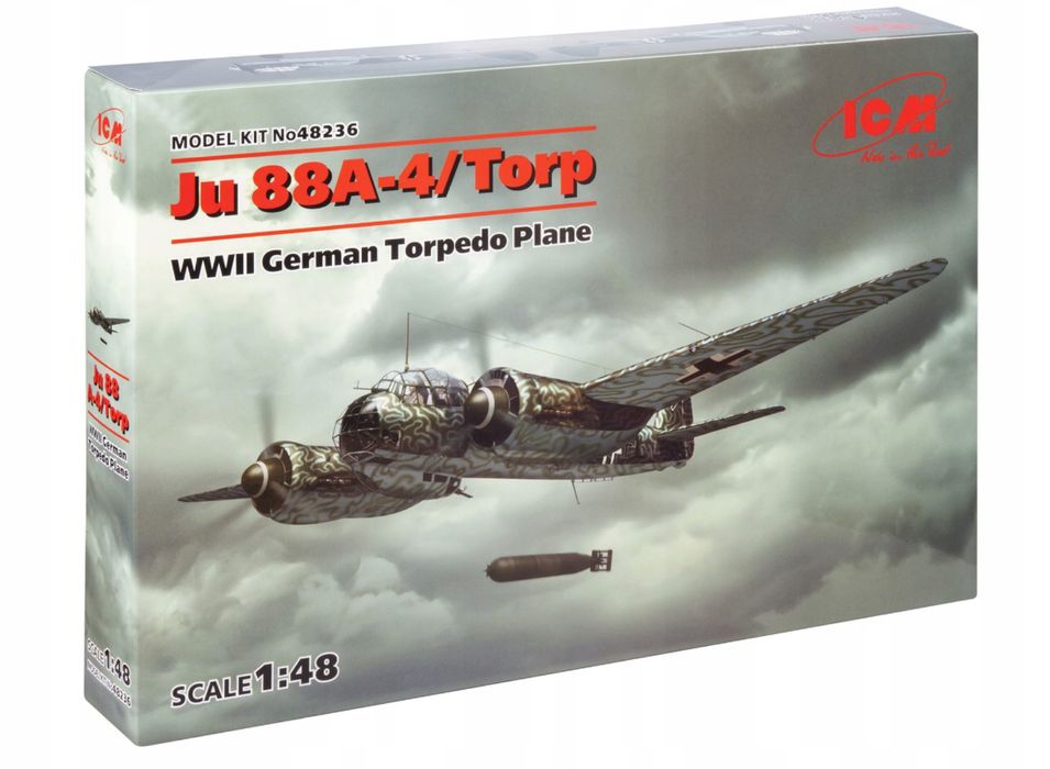 Samolot Junkers Ju 88A-4 Torp model 1:48 ICM 48236