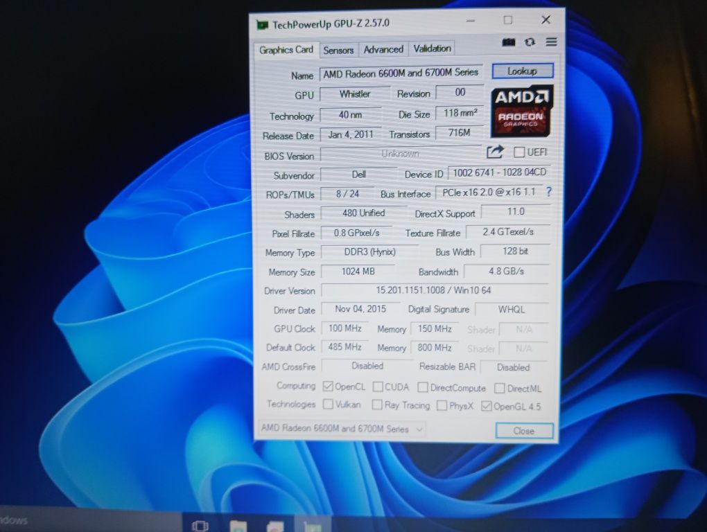 Ноутбук Dell Vostro 3550,Intel Core i3-2370M,ram8/hdd 500 gb