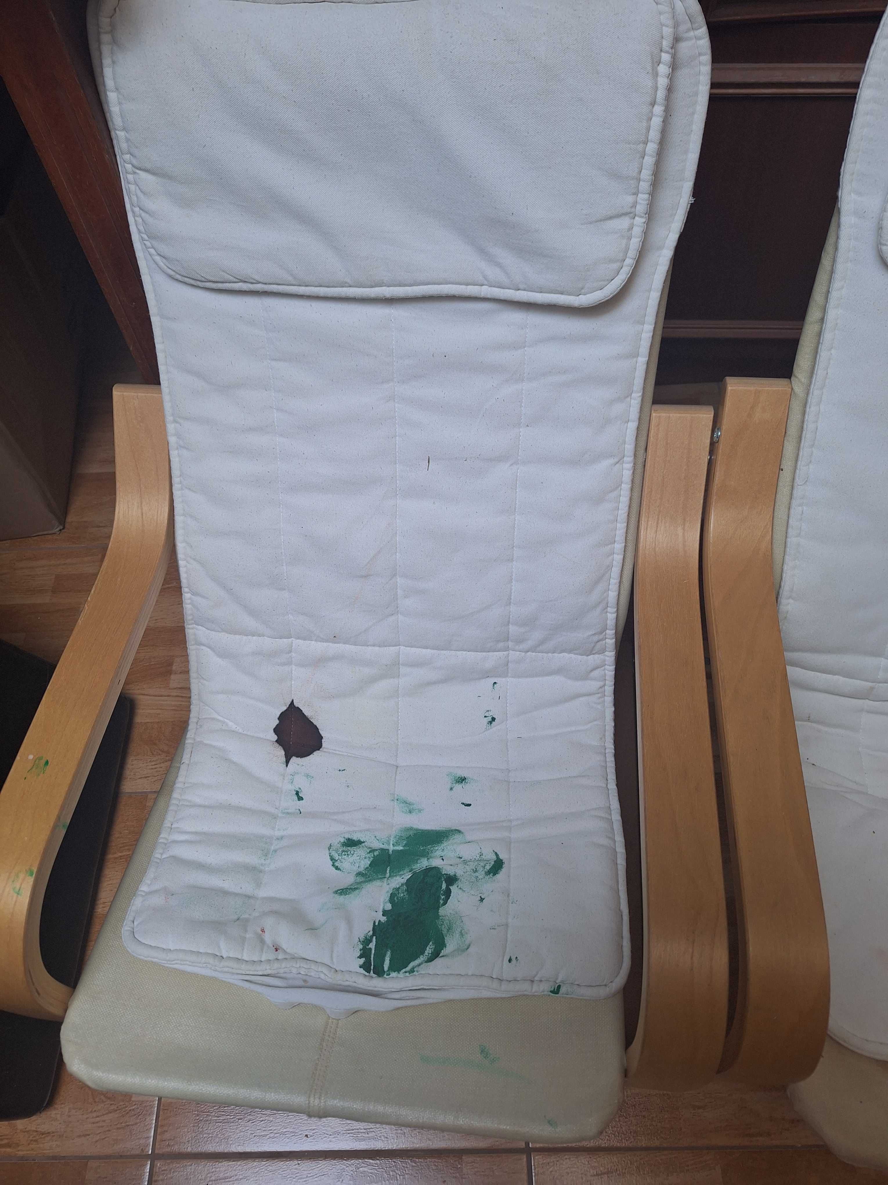 2 fotelw poang ikea dzieciece
