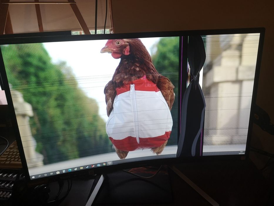 Monitor iiuama 32 144hz uszkodzony