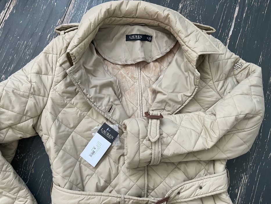 Ralph Lauren, Роскошный стеганый тренч пальто р М