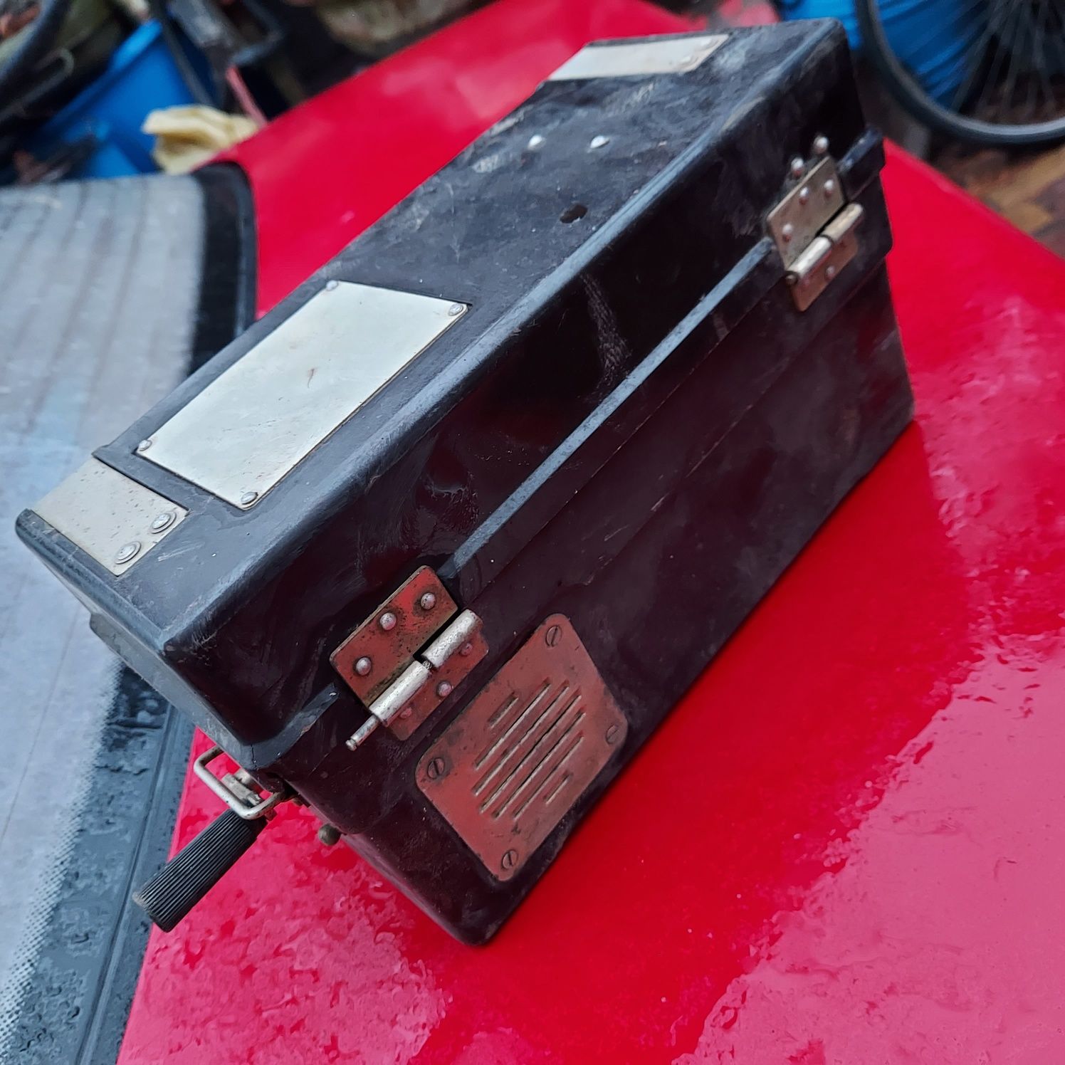 Wojskowy telefon polowy PRL 1968r. radio stacja