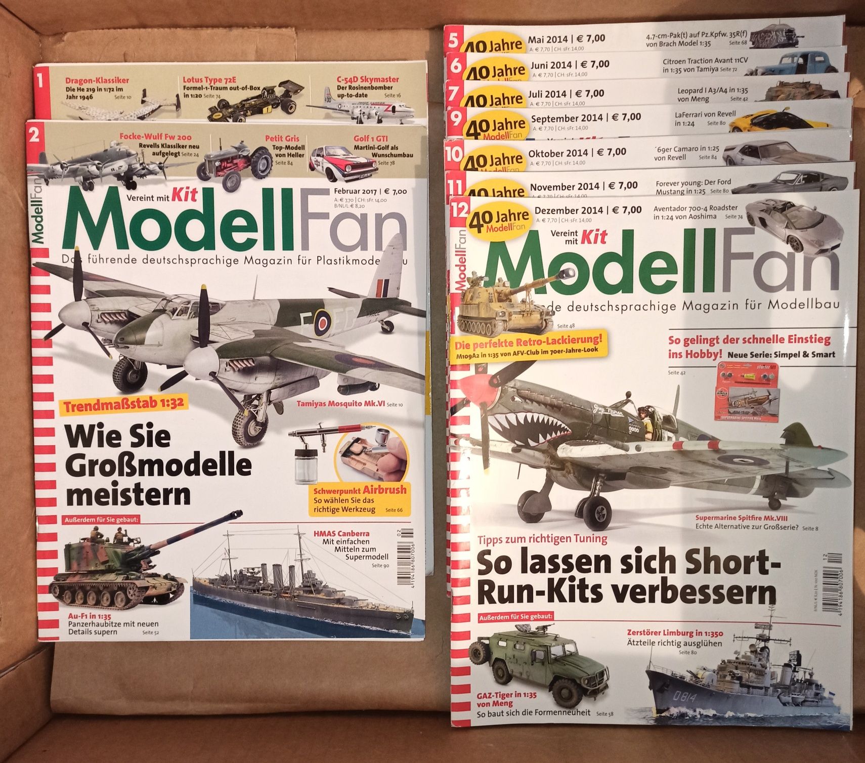 ModellFan Magazin.German model magzine collection-MODELLFAN,Modelling