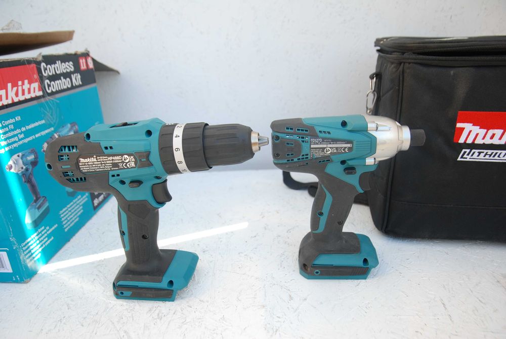Zestaw wkrętarka + zakrętarka Makita 18 V