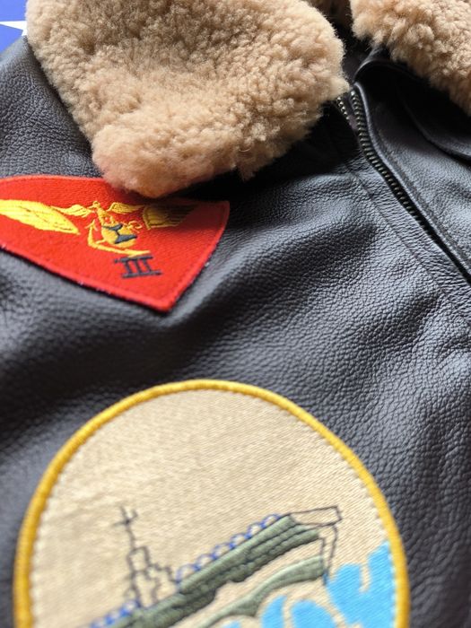 Pilotka skórzana G-1 Top Gun XL 1986 brązowa skóra naturalna G1 USN