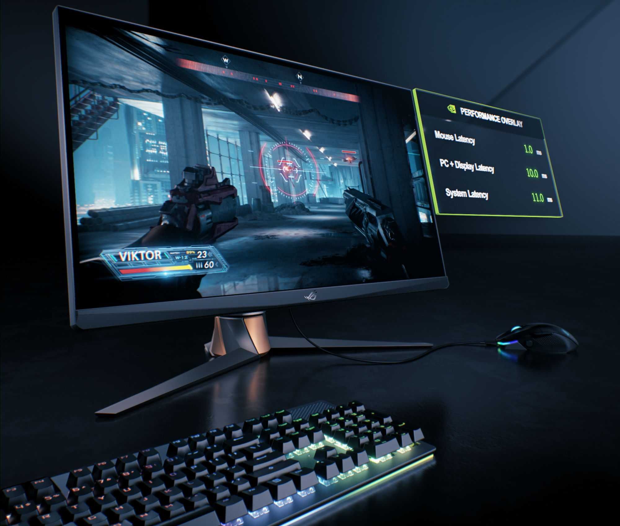 Monitor ASUS ROG 360Hz, WQHD 2560 x 1440, 1ms, G-SYNC PG27AQ